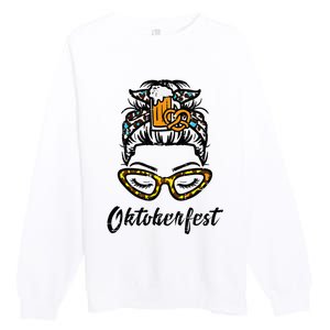 Oktoberfest Women Bavarian Octoberfest German Oktoberfest Premium Crewneck Sweatshirt