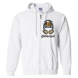 Oktoberfest Women Bavarian Octoberfest German Oktoberfest Full Zip Hoodie