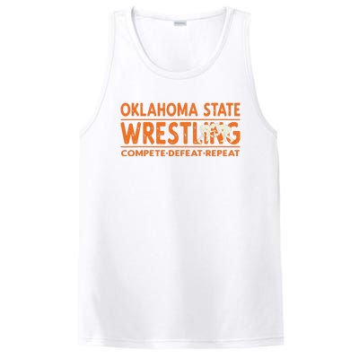 Oklahoma Wrestling Compete Defeat Repeat PosiCharge Competitor Tank