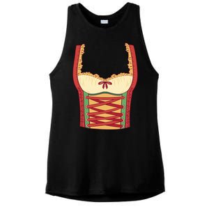 Oktoberfest Woman Costume Ladies PosiCharge Tri-Blend Wicking Tank