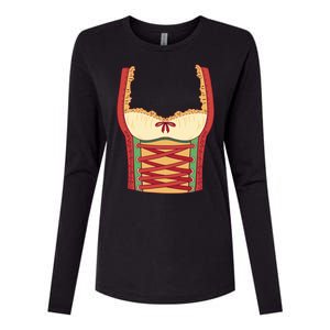 Oktoberfest Woman Costume Womens Cotton Relaxed Long Sleeve T-Shirt