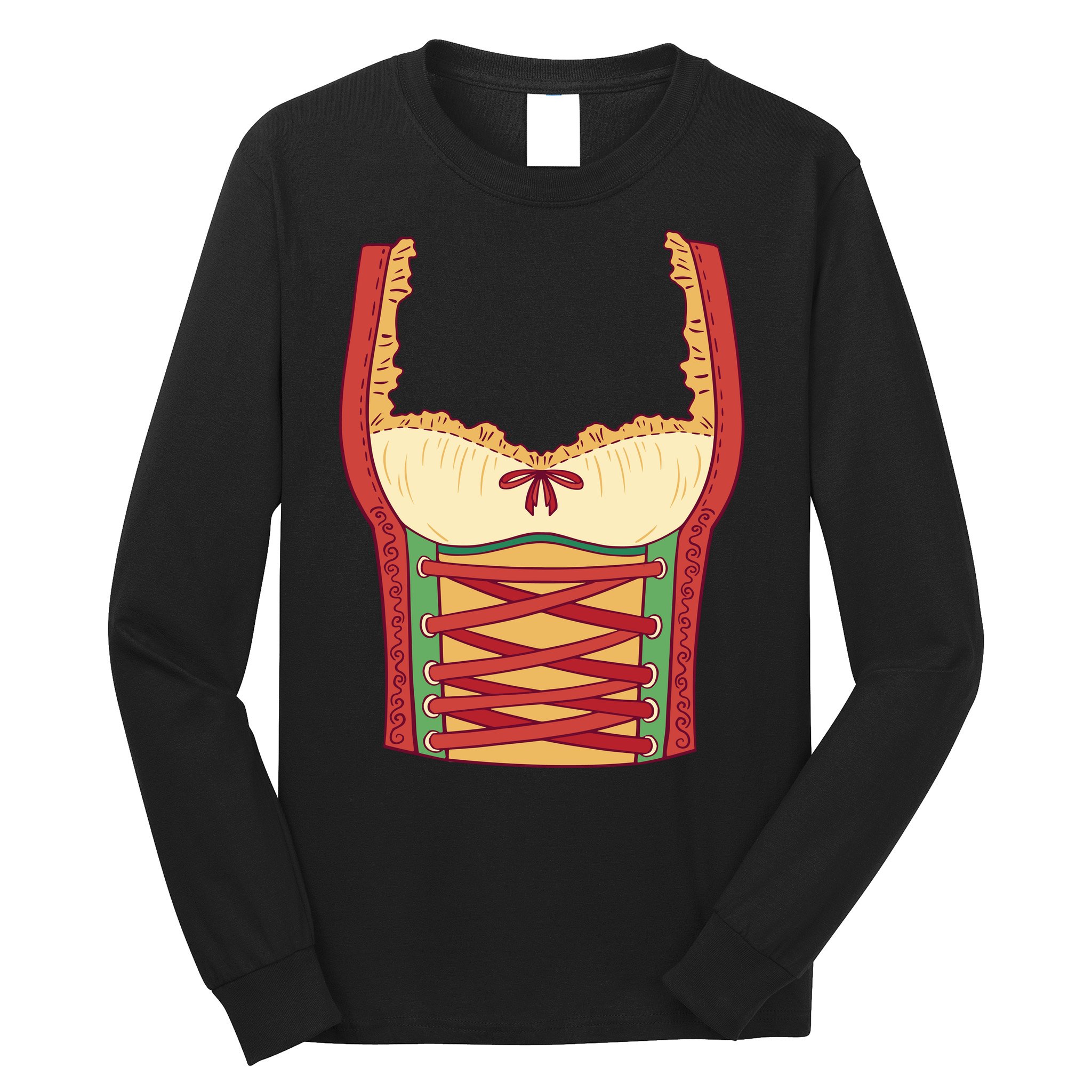Oktoberfest Woman Costume Long Sleeve Shirt