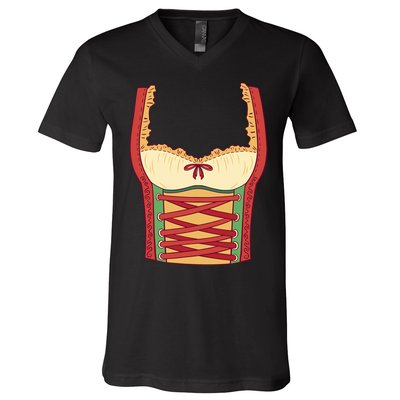 Oktoberfest Woman Costume V-Neck T-Shirt