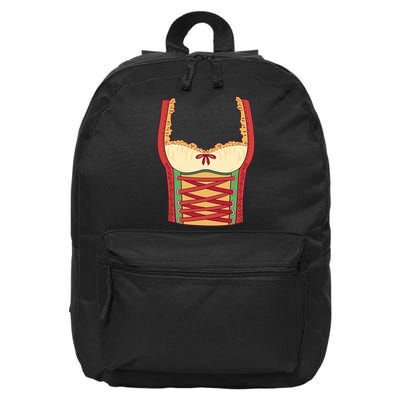 Oktoberfest Woman Costume 16 in Basic Backpack