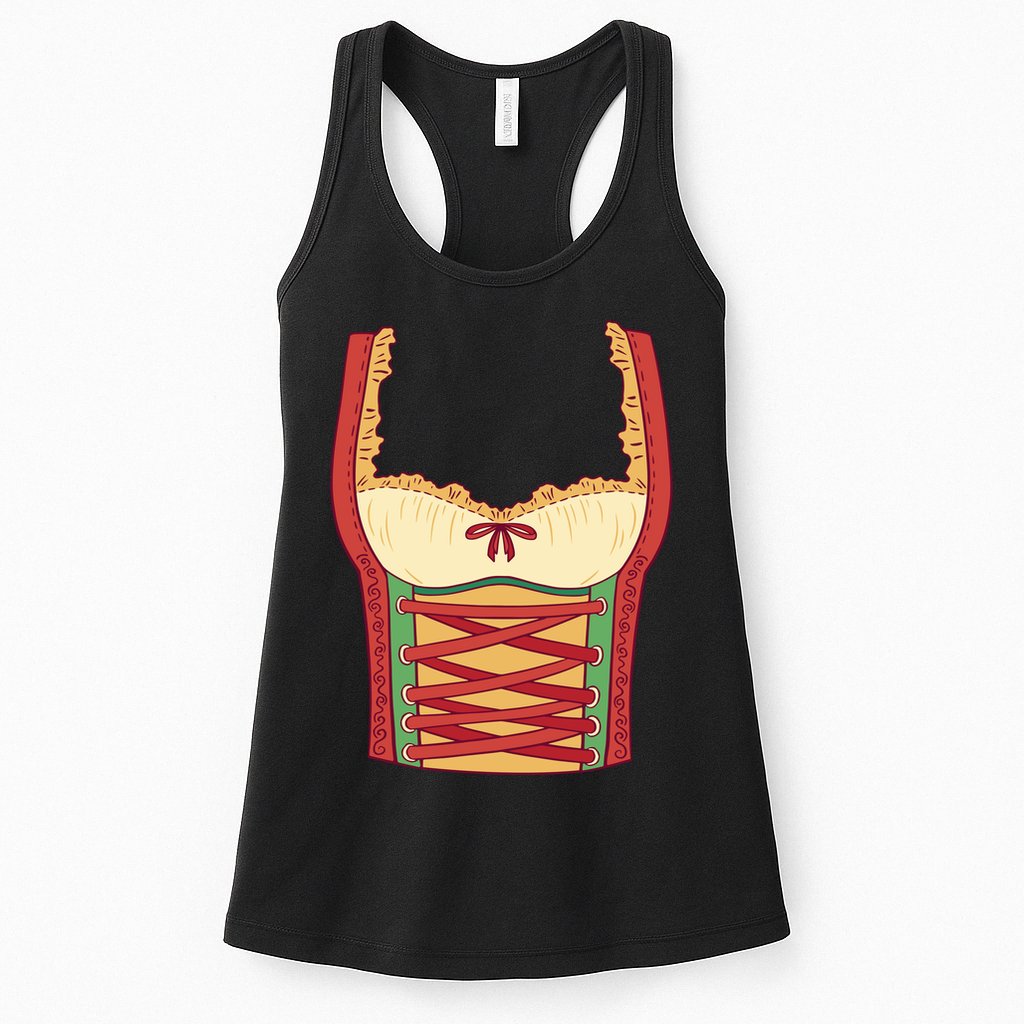 Oktoberfest Woman Costume Womens Tank Top