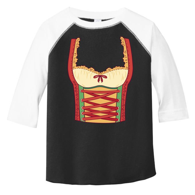 Oktoberfest Woman Costume Toddler Fine Jersey T-Shirt