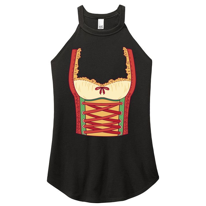 Oktoberfest Woman Costume Women's Perfect Tri Rocker Tank