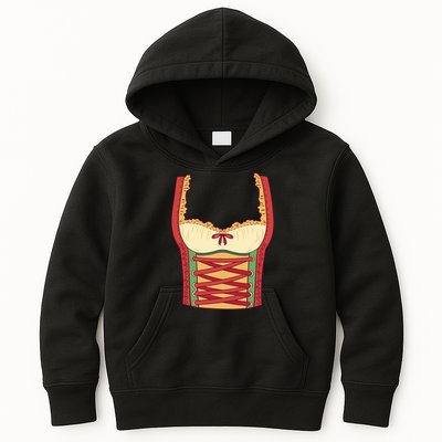 Oktoberfest Woman Costume Kids Hoodie