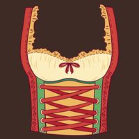 Oktoberfest Woman Costume Performance Shirt