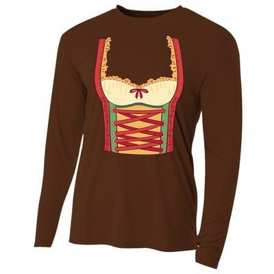 Oktoberfest Woman Costume Cooling Performance Long Sleeve Crew