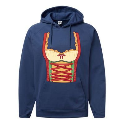 Oktoberfest Woman Costume Performance Fleece Hoodie