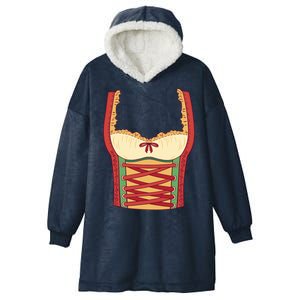 Oktoberfest Woman Costume Hooded Wearable Blanket