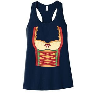 Oktoberfest Woman Costume Women's Racerback Tank