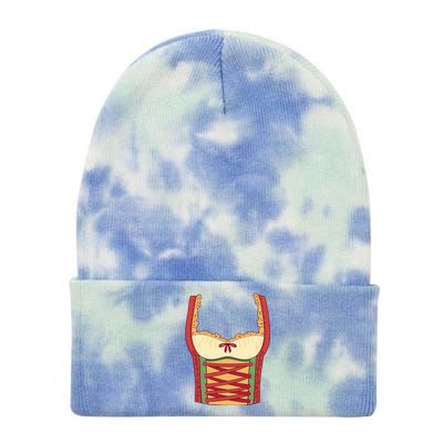 Oktoberfest Woman Costume Tie Dye 12in Knit Beanie