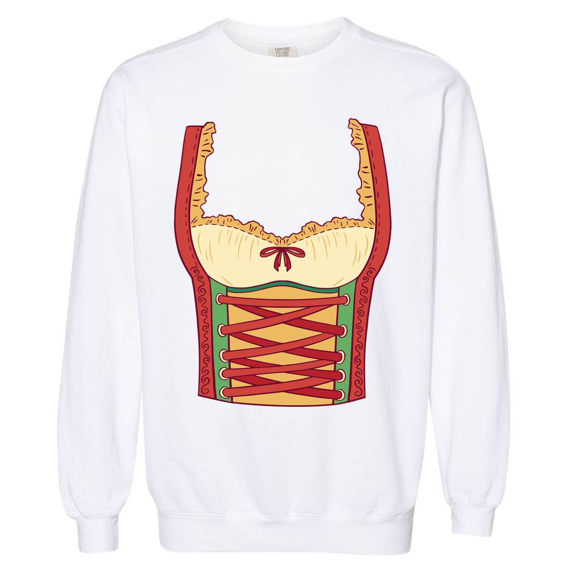 Oktoberfest Woman Costume Garment-Dyed Sweatshirt