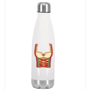 Oktoberfest Woman Costume Stainless Steel Insulated Water Bottle