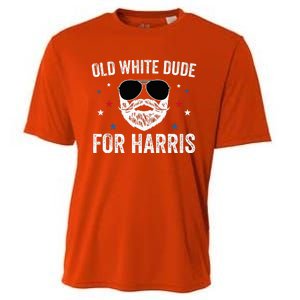 Old White Dude For Harris Comma La 2024 White Beard Premium Cooling Performance Crew T-Shirt