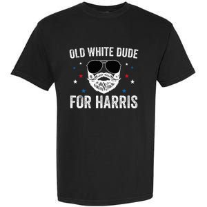 Old White Dude For Harris Comma La 2024 White Beard Premium Garment-Dyed Heavyweight T-Shirt