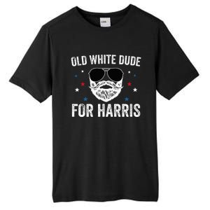 Old White Dude For Harris Comma La 2024 White Beard Premium Tall Fusion ChromaSoft Performance T-Shirt