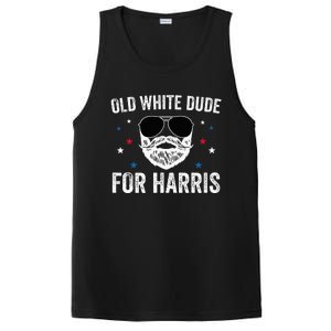 Old White Dude For Harris Comma La 2024 White Beard Premium PosiCharge Competitor Tank