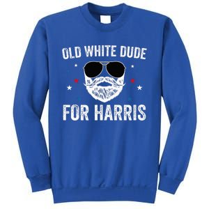 Old White Dude For Harris Comma La 2024 White Beard Premium Sweatshirt