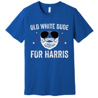 Old White Dude For Harris Comma La 2024 White Beard Premium Premium T-Shirt