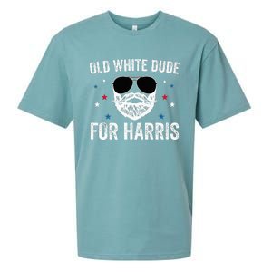 Old White Dude For Harris Comma La 2024 White Beard Premium Sueded Cloud Jersey T-Shirt