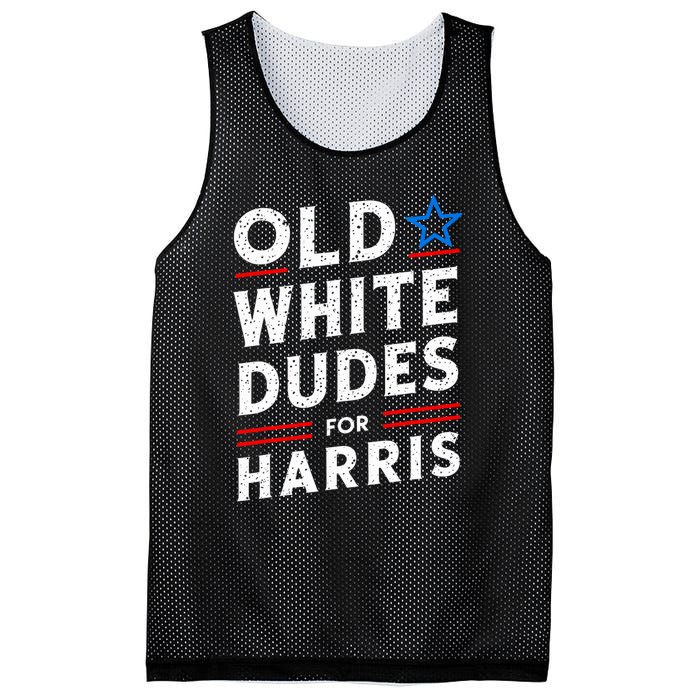 Old White Dudes For Harris Kamala 2024 Mesh Reversible Basketball Jersey Tank