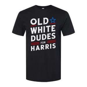 Old White Dudes For Harris Kamala 2024 Softstyle CVC T-Shirt