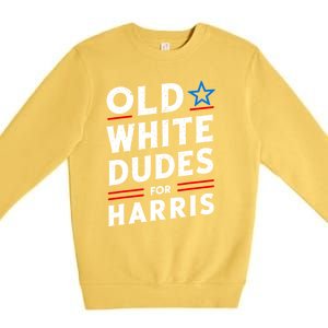 Old White Dudes For Harris Kamala 2024 Premium Crewneck Sweatshirt