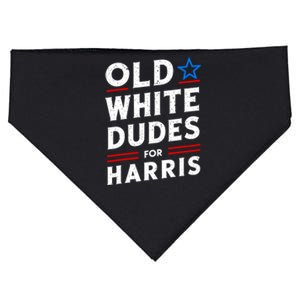 Old White Dudes For Harris Kamala 2024 USA-Made Doggie Bandana