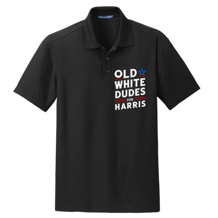 Old White Dudes For Harris Kamala 2024 Dry Zone Grid Polo