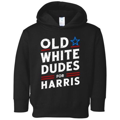 Old White Dudes For Harris Kamala 2024 Toddler Hoodie