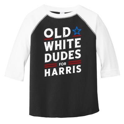 Old White Dudes For Harris Kamala 2024 Toddler Fine Jersey T-Shirt