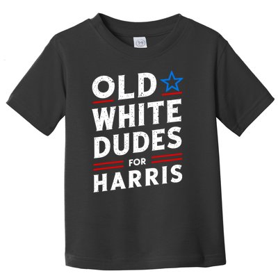 Old White Dudes For Harris Kamala 2024 Toddler T-Shirt