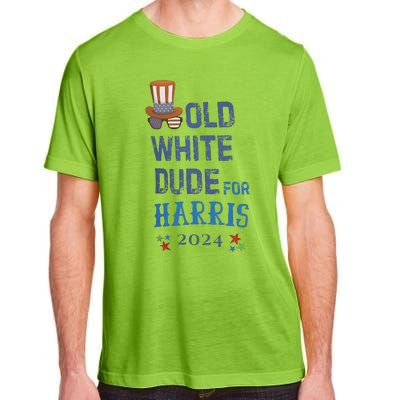 Old White Dude For Kamala Harris President 2024 Adult ChromaSoft Performance T-Shirt