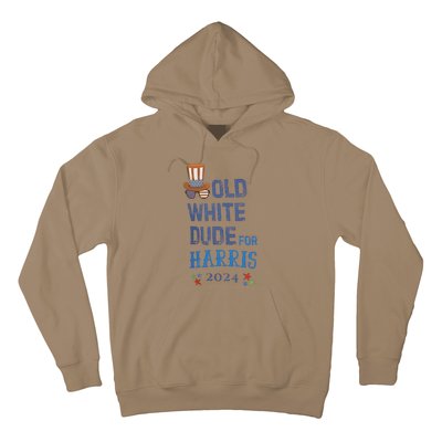 Old White Dude For Kamala Harris President 2024 Hoodie