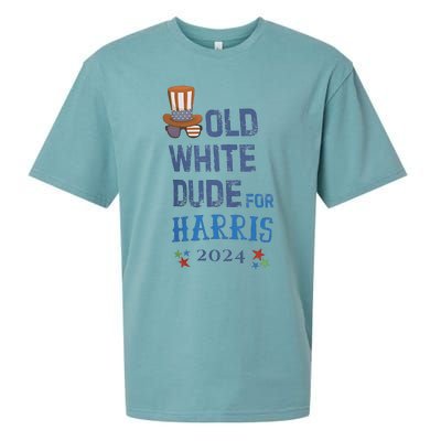 Old White Dude For Kamala Harris President 2024 Sueded Cloud Jersey T-Shirt