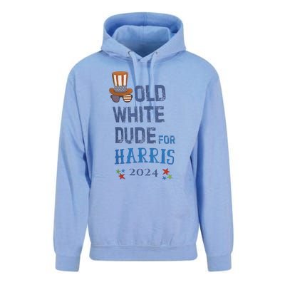 Old White Dude For Kamala Harris President 2024 Unisex Surf Hoodie