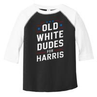 Old White Dudes For Harris Kamala 2024 Toddler Fine Jersey T-Shirt