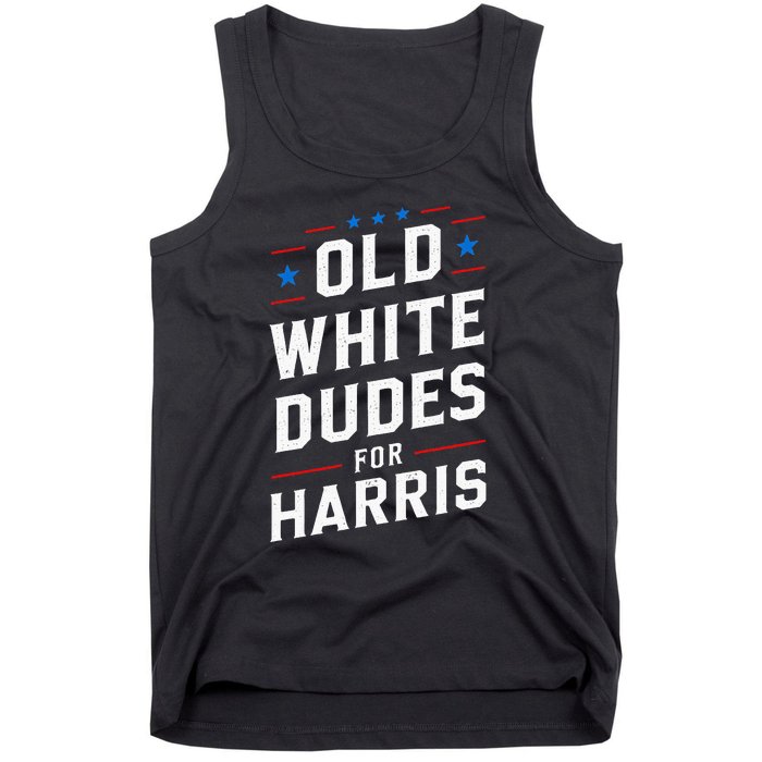 Old White Dudes For Harris Kamala 2024 Tank Top