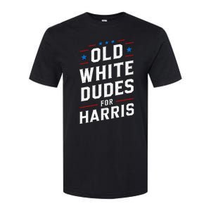 Old White Dudes For Harris Kamala 2024 Softstyle CVC T-Shirt