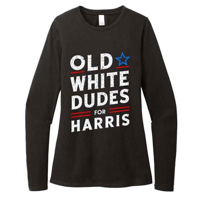 Old White Dudes For Harris Kamala 2024 Womens CVC Long Sleeve Shirt