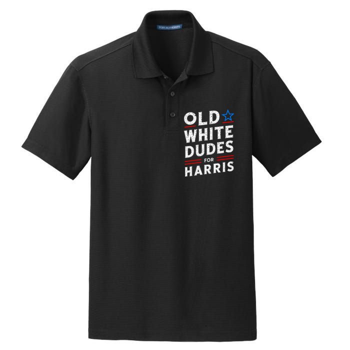 Old White Dudes For Harris Kamala 2024 Dry Zone Grid Polo