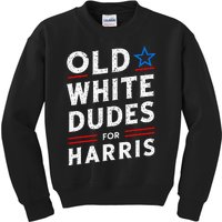 Old White Dudes For Harris Kamala 2024 Kids Sweatshirt