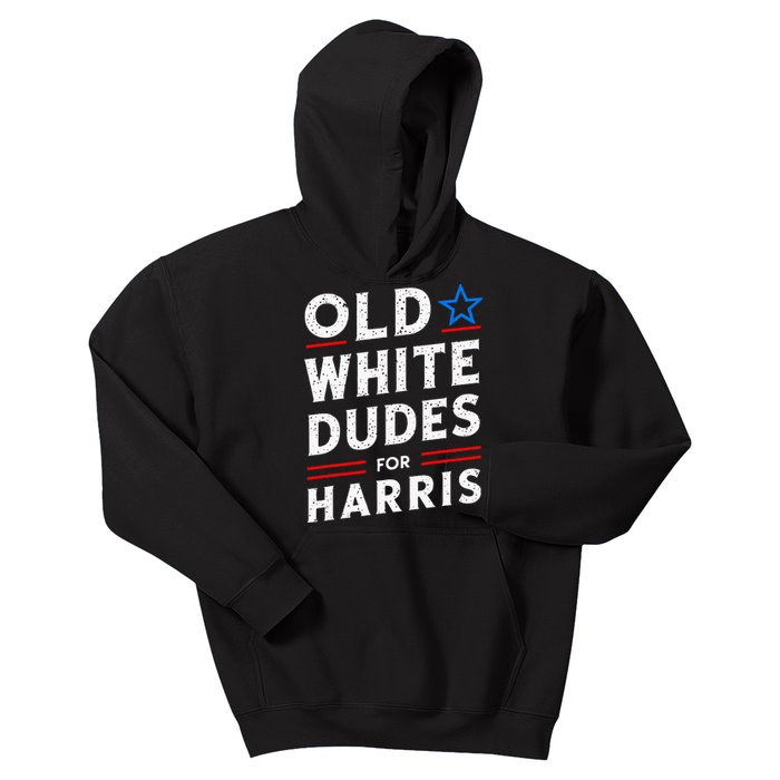 Old White Dudes For Harris Kamala 2024 Kids Hoodie