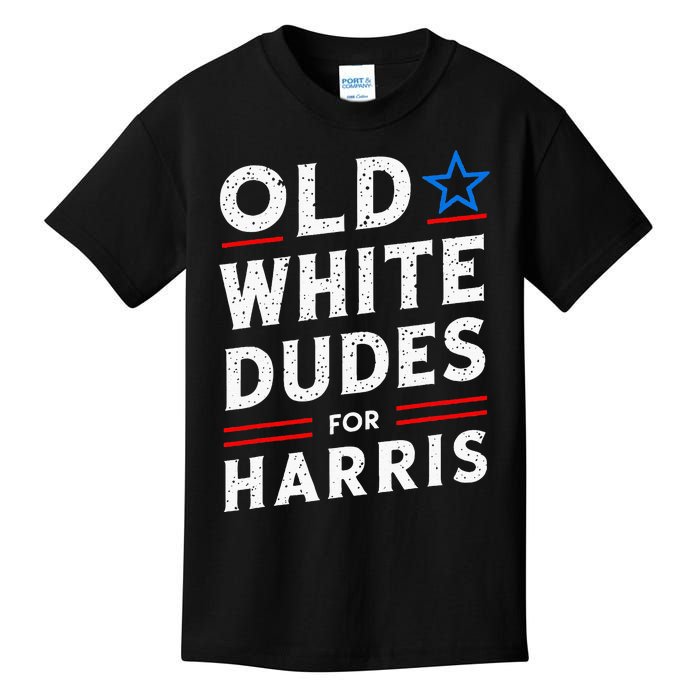 Old White Dudes For Harris Kamala 2024 Kids T-Shirt