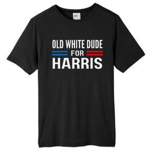 Old White Dude For Kamala Harris President 2024 Election Tall Fusion ChromaSoft Performance T-Shirt