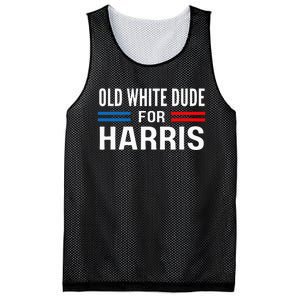 Old White Dude For Kamala Harris President 2024 Election Mesh Reversible Basketball Jersey Tank