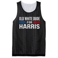 Old White Dude For Kamala Harris President 2024 Election Mesh Reversible Basketball Jersey Tank